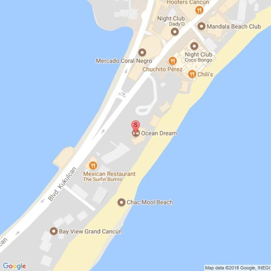 Cancun, Ocean Dream, Beautiful Aparment, Heart Of The Hotel Zone Екстер'єр фото